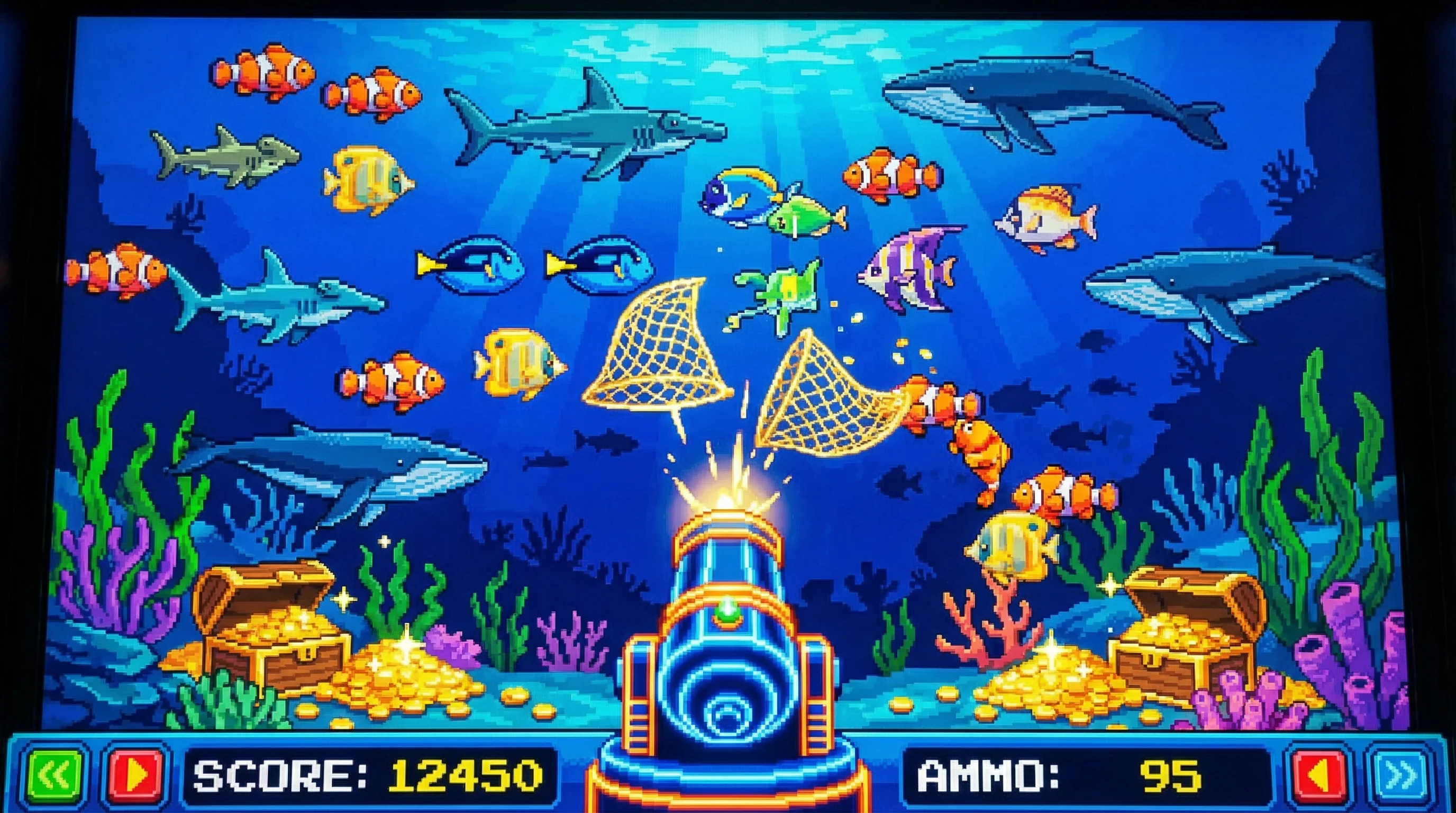 街机捕鱼嘉年华多人在线游戏精彩画面